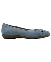 Cliffs by White Mountain Women's Calming Round Toe Ballet Flats