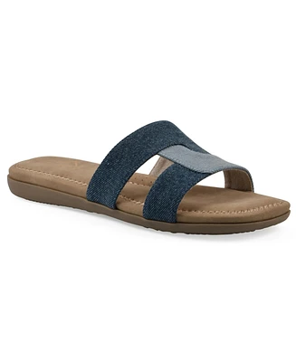 Cliffs by White Mountain Women's Fraida Slide Slip-On Sandals
