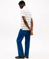 Tommy Hilfiger Men's Classic-Fit Heavy Jersey Stripe Polo Shirt