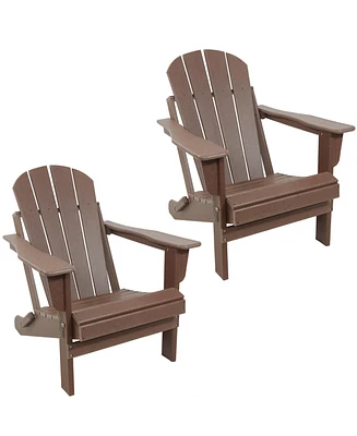 Folding All-Weather Adirondack Chair