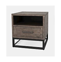 East Hampton Distressed Solid Wood End Table