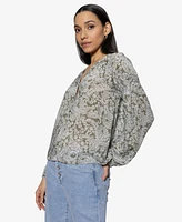 Sanctuary Women's Sunday's Best Printed Blouse