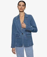 Sanctuary Women's Sculpted Denim Blazer