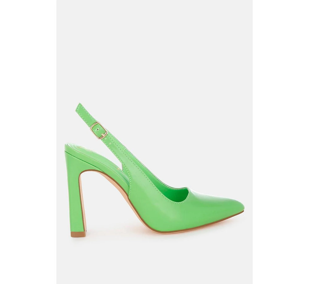 Sarka Pointy Toe Slingback Pumps