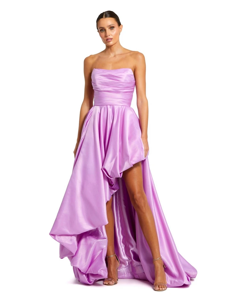 Mac Duggal Women's Strapless Ruched Gown