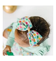 Sweet Wink Baby Girl's Lucky Charm St. Patrick's Day Tulle Bow Baby Headband