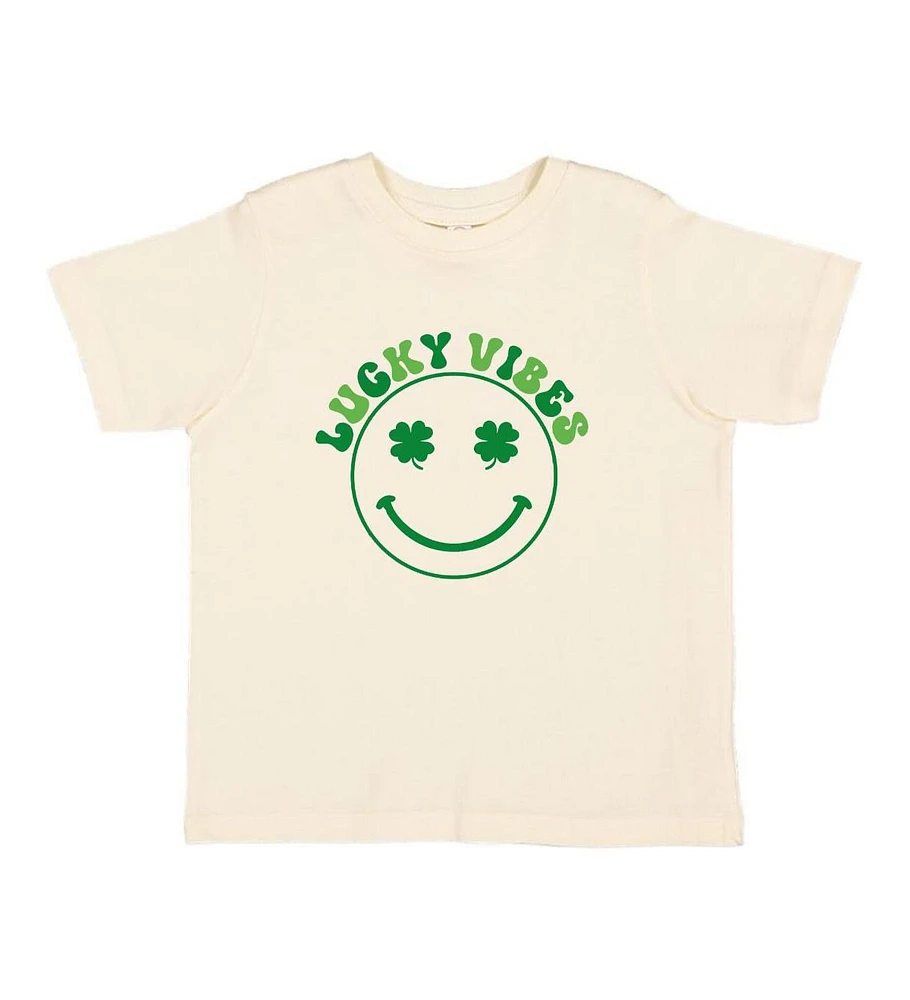 Sweet Wink Toddler Boys Lucky Vibes St. Patrick's Day Short Sleeve T-Shirt