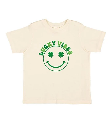 Sweet Wink Toddler Boys Lucky Vibes St. Patrick's Day Short Sleeve T-Shirt