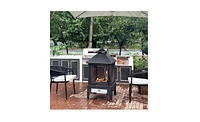 Outdoor Heating Furnace for Backyard Fire Pit Durable Patio Heater for Warmth and Ambiance