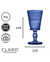 Godinger Claro Goblets, Set of 4