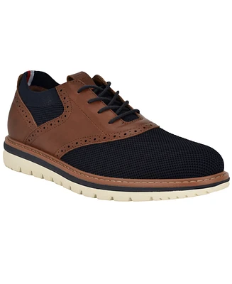 Tommy Hilfiger Men's Varan Brogue Detail Hybrid Oxfords Shoe