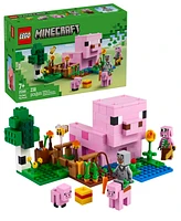 Lego Minecraft The Baby Pig House Building Toy 21268, 238 Pieces
