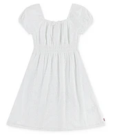 Levi's Big Girls Eyelet Short Sleeve Dress