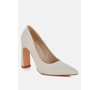 Uboa Slim Block Heel Pumps