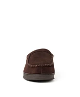 Dearfoams Men's Reed Genuine Suede Moccasin Toe Clog Slipper