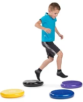 Bintiva 33cm Balance Disc Set - Black, Gray, Purple, Green, Red, Orange