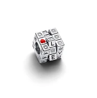 Pandora Sterling Silver Moveable Toy Cube Charms