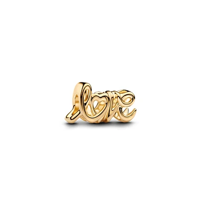 Pandora 14K Gold Plated Handwritten Love Charms