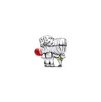 Pandora Sterling Silver Disney Pixar Up Carl and Ellie Charms