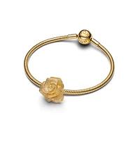 Pandora 14K Gold Plated Rose Bloom Oversized Charms