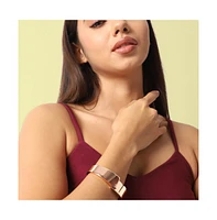 Metallic Overlap Bracelet