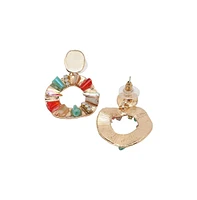 Creole Drop Earrings
