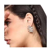 Cristal Flora Stud Earrings