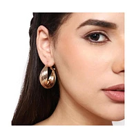 Swirl Hoop Earrings