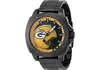 Invicta Men's 47887 Nfl Green Bay Packers Quartz 3 Hand Yellow, Green Dial Watch