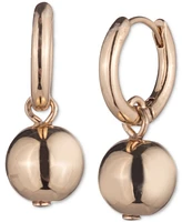Lauren Ralph Bead Drop Huggie Hoop Earrings