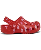Crocs Toddler Girls' Valentine's Day Classic Clogs from Finish Line
