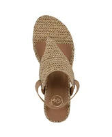 White Mountain Women's All Dres Round Toe Wedge Sandals