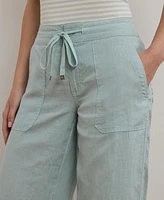 Lauren Ralph Wide-Leg 100% Linen Pants, Regular & Petite