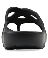 White Mountain Women's Rip Round Toe Flat Sandals