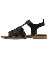 White Mountain Women's Mayday Round Toe Flat Sandals