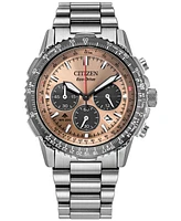 Citizen Men's Promaster Air Navihawk Silver-Tone Stainless Steel Bracelet Watch 40mm