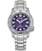 Citizen Women's Promaster Sea Dive 4 Silver-Tone Stainless Steel Bracelet Watch 36.5mm