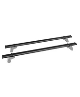 Yakima 70 Inch Steel CoreBar Aerodynamic Roof Rack Crossbars, Black, Set of 2