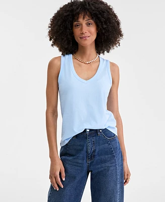 On 34th Women's V-Neck Sleeveless Tank Top, Exclusively at Macy's