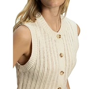 Sanctuary Women's Cotton Pointelle Vest