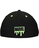 Lids Men's Green Goblin Black Spider-Man Radioactive Glow the Dark Fitted Hat