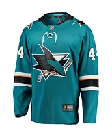 Fanatics Men's Marc-Edouard Vlasic Teal San Jose Sharks Premier Breakaway Player Jersey