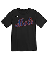 Nike Big Boys and Girls Juan Soto Black New York Mets Name Number T-Shirt