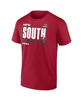 Fanatics Men's Red Tampa Bay Buccaneers 2024 Nfc South Division Champions Conquer T-Shirt