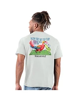 Margaritaville Men's Gray Kansas City Chiefs Flip Flop T-Shirt