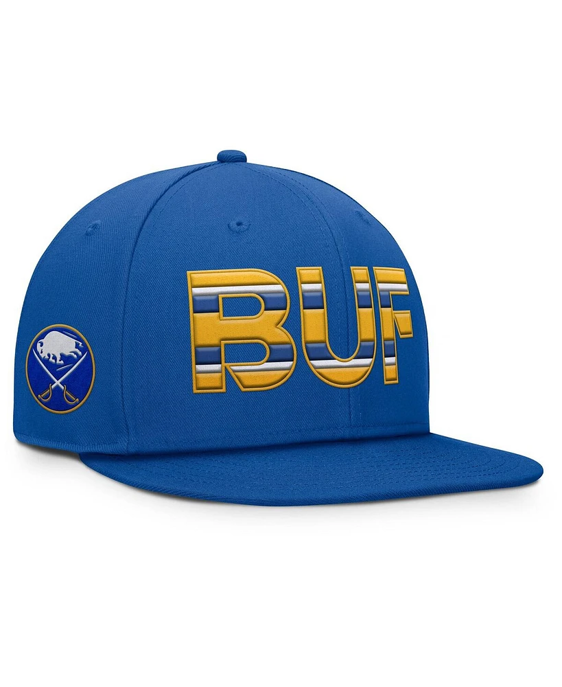 Fanatics Men's Royal Buffalo Sabres Authentic Pro Rink Snapback Hat