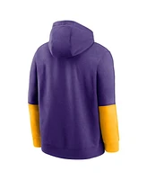 Nike Men's Purple/Gold Lsu Tigers 2024 Sideline Club Pullover Hoodie
