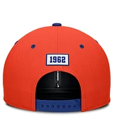 Nike Men's Orange/Royal New York Mets Cooperstown Collection Pro Performance Snapback Hat