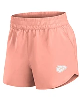 Fanatics Women's Coral Kansas City Chiefs Front Office Woven Shorts