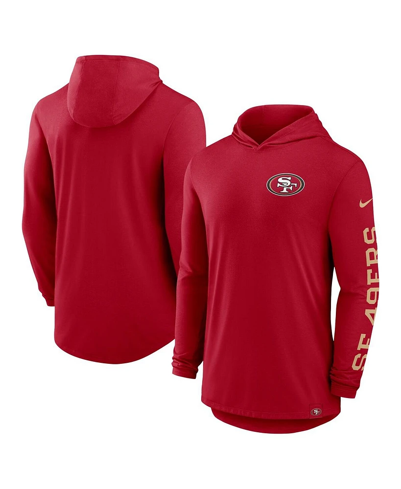 Nike Men's Scarlet San Francisco 49ers Blitz Pullover Hoodie